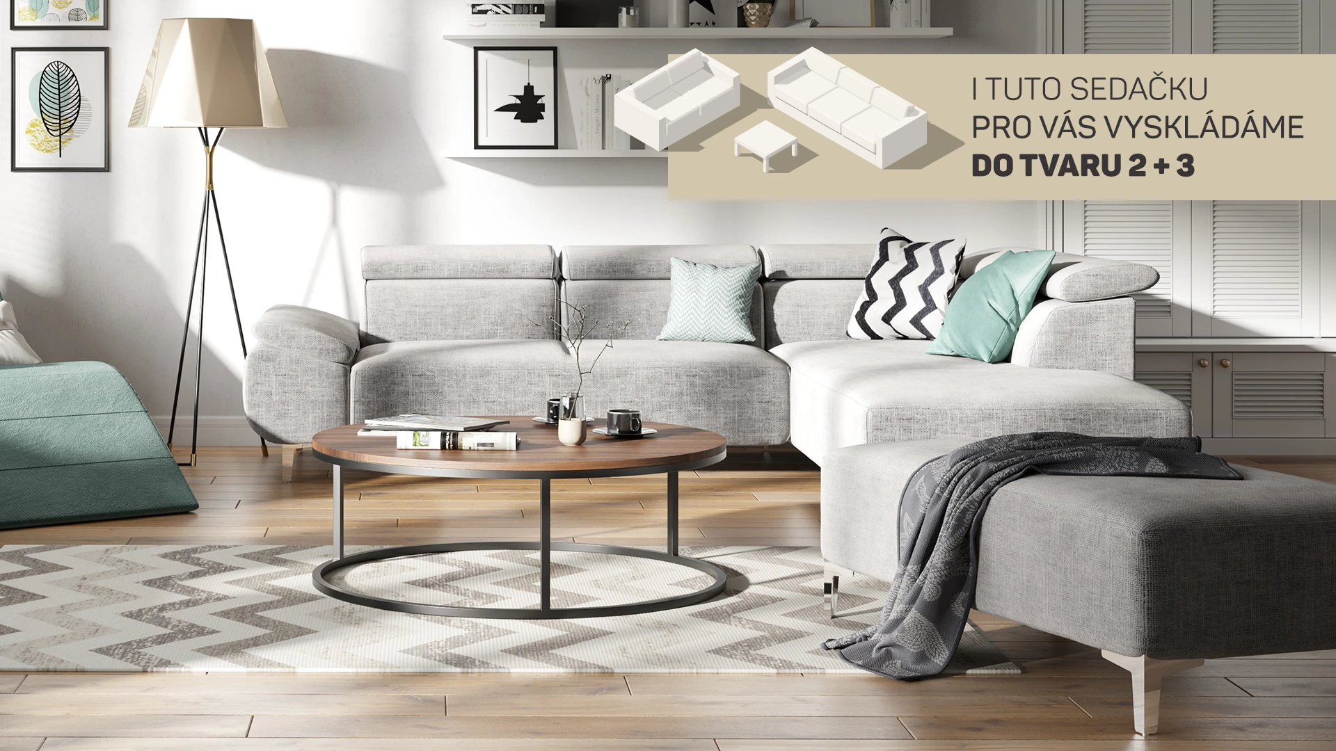 Sedačka Milano - elegantní design - Pohodlí Phase